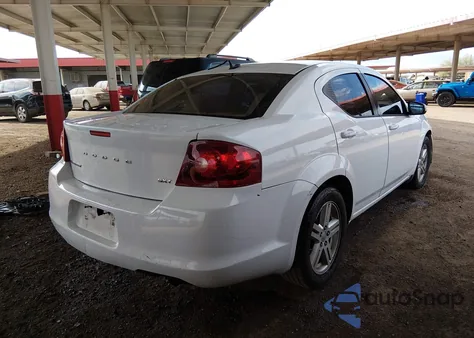 2014 Dodge Avenger Sxt from USA, damaged, VIN 1C3CDZCB4EN121065